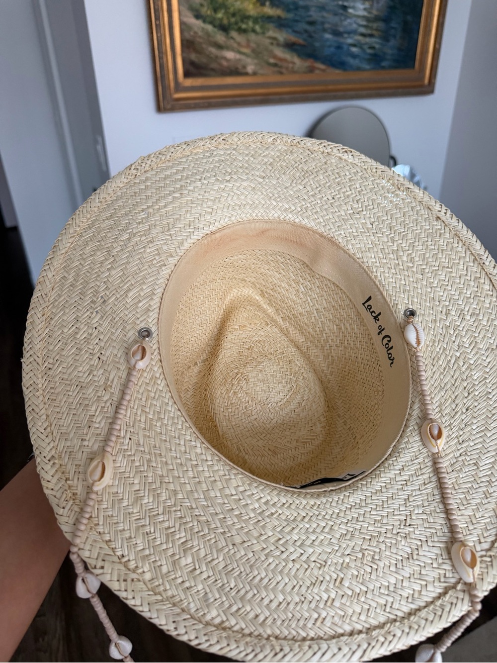 Lack Of Color Seashell Fedora Hat Size Small - Picture 4 of 5